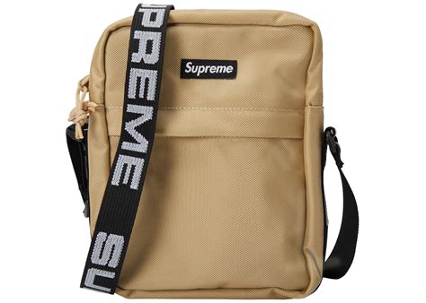 supreme shoulder bag ss18 tan fake|are supreme purses genuine.